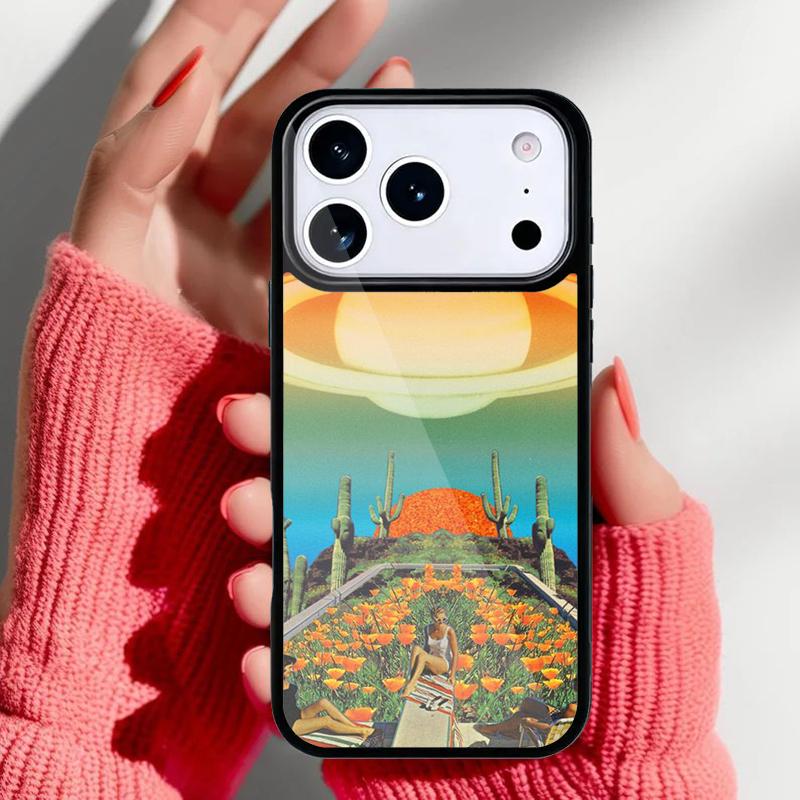 Психоделическая арт-эстетика Чехол для телефона для iPhone 17 Air 16e 15 14 13 Pro Max Задняя крышка для 12 11 Pro Coque
