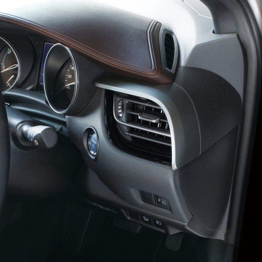 Tsuchiya Yac Car Model Specification Toyota CHR Exclusive Air Conditioner Drink Holder for Driver Seat (Tsuchiya Yac) C-HR Black/Silver SY-C1