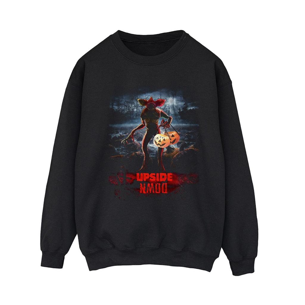 Netflix Womens/Ladies Stranger Things Pumpkin Upside Down Sweatshirt