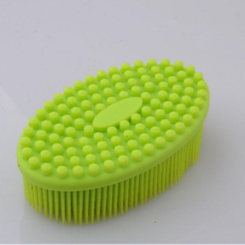 Силиконовая щетка для младенцев, детская массажная щетка для ванны, сенсорная щетка для ванны, мягкая щетка для ванны с волосами