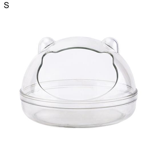 Туалет для маленьких животных, большое пространство, прозрачная душевая комната, клетка для хомяка, песочная ванна, контейнер