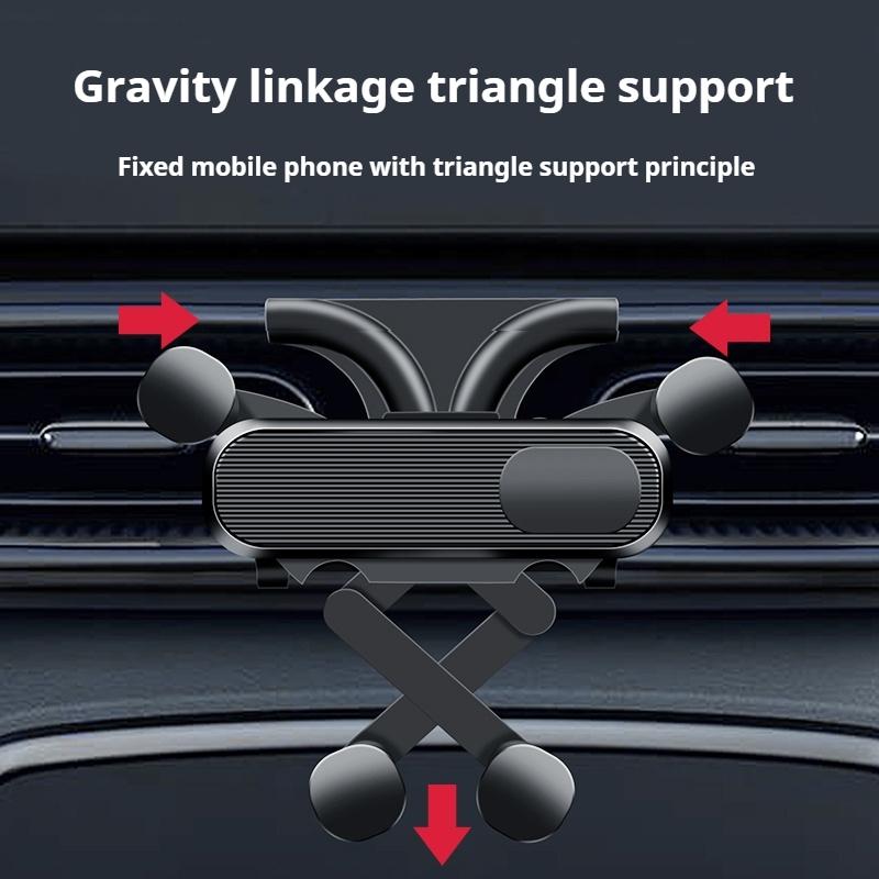 For Volkswagen Golf MK6 6 2009-2013 Car Mobile Phone Holder Air Vent GPS Gravity Navigation Bracket Horizontally Accessories