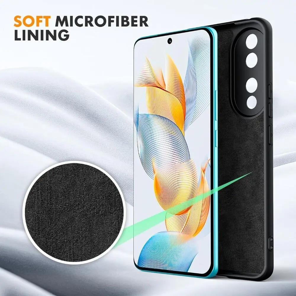 Новый однотонный гибкий чехол из жидкого силикона для Honor 200 smart X7C Защитная накладка Бампер Coque Capa Shell Fundas