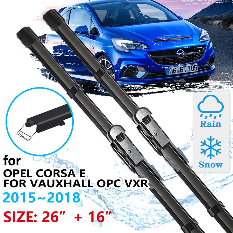 Щетка переднего стеклоочистителя автомобиля для Opel Corsa E 2015 ~ 2018 для Vauxhall OPC VXR, аксессуары для лобового стекла, окна 2015 2016