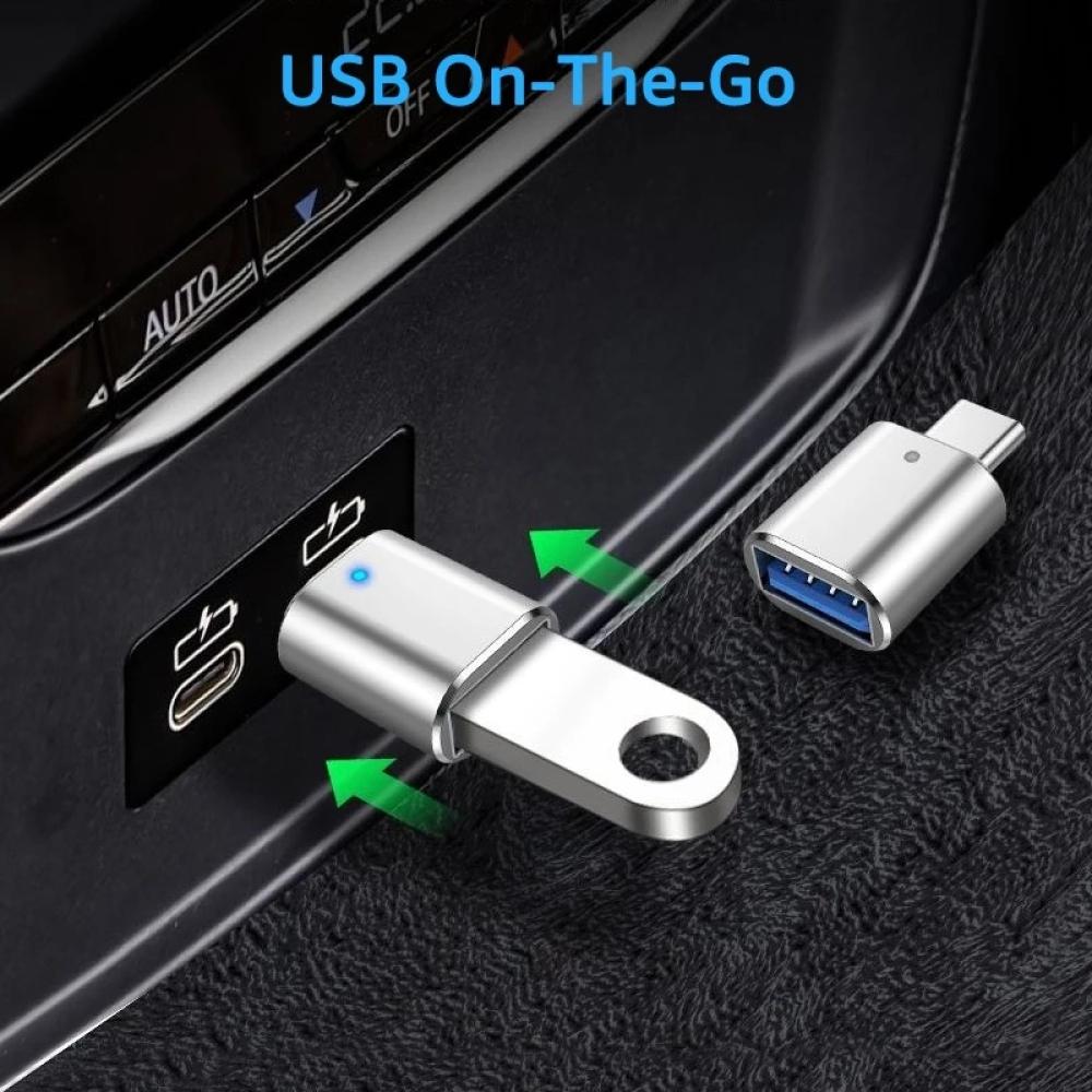 2 шт. OTG адаптер тип C USB C на USB3.0 OTG адаптер разъем тип C OTG конвертер для Macbook Pro Xiaomi Huawei Flash Drive Reader