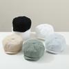 Solid Color Kids Newsboy Cap Visor Baby Beret Retro Children Forward Hat  Boy Girl