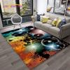 Музыка Искусство 3D Виниловая Пластинка Ретро Ковер Коврик для Дома Гостиной Спальни Дивана Придверный Коврик Декор, Ковер для Детской Игровой Зоны Нескользящий Напольный Коврик