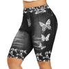 Plus Size 3D Print Capri Leggings For Women Faux Denim Women Fashion Jegging Shorts
