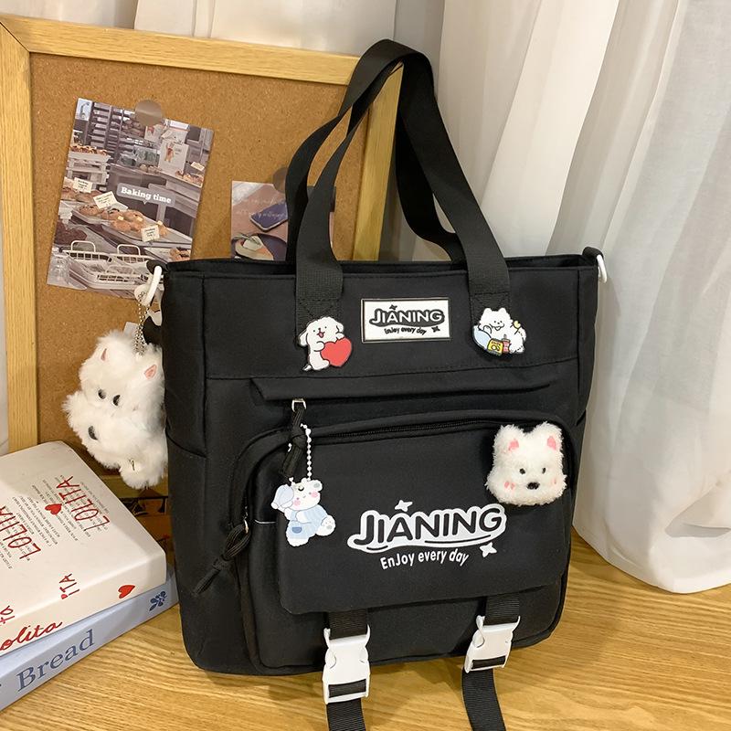 Детские школьные ранцы Ученики начальной школы Девочки Ученики средней школы Большая вместимость Грязеотталкивающий Рюкзак из двух частей