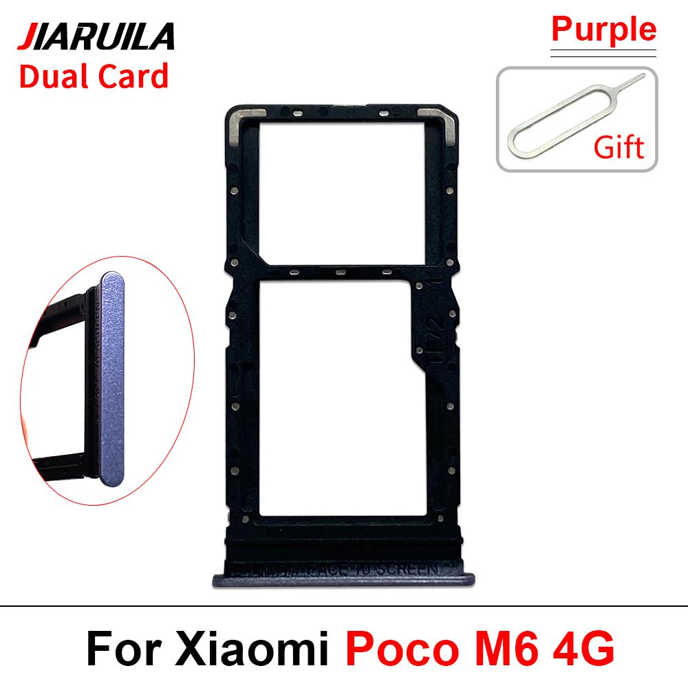 11 шт., Лоток для SIM-карты для Xiaomi Poco M6 Pro 1G 1G M6 1G 1G Держатель-читатель SIM-карты Держатель лотка для SIM-карты