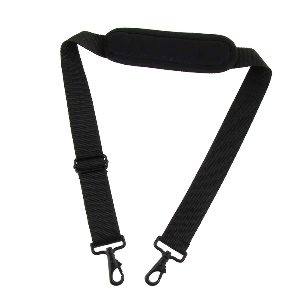 Two adjustable shoulder for instrument straps, black, padded, bags.