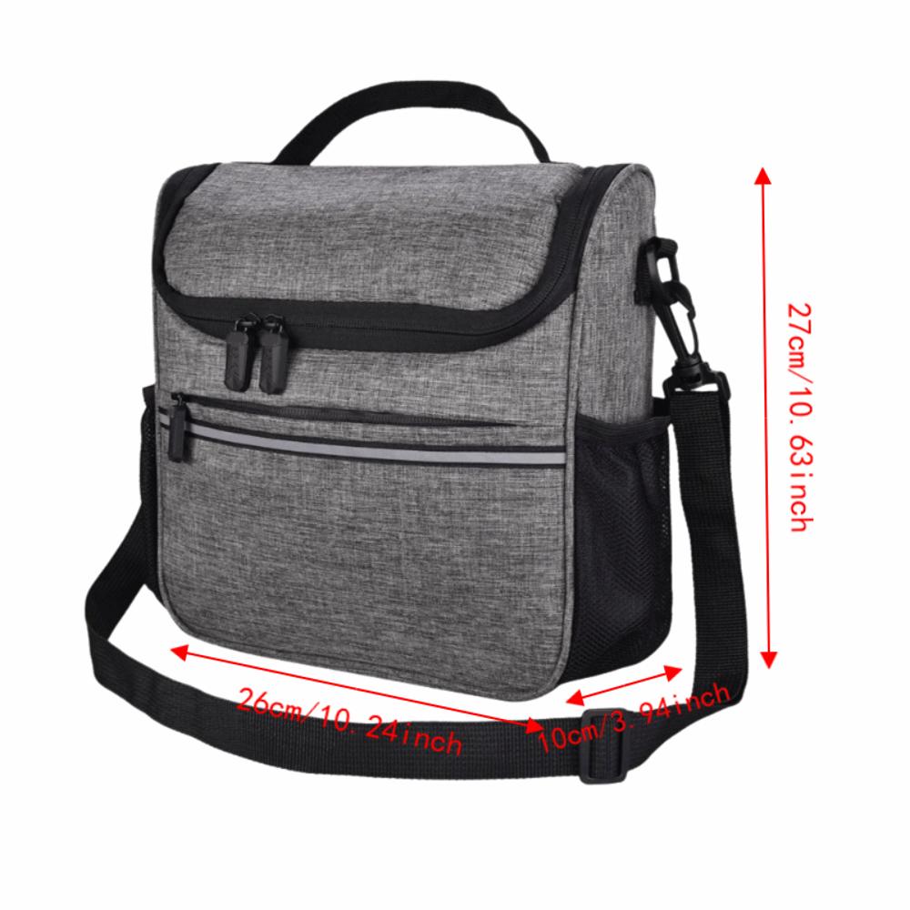 Waterproof Handlebar Basket Bag Thick Insulation Bicycle Pannier Bag Bike Front Bag  Food Storage
