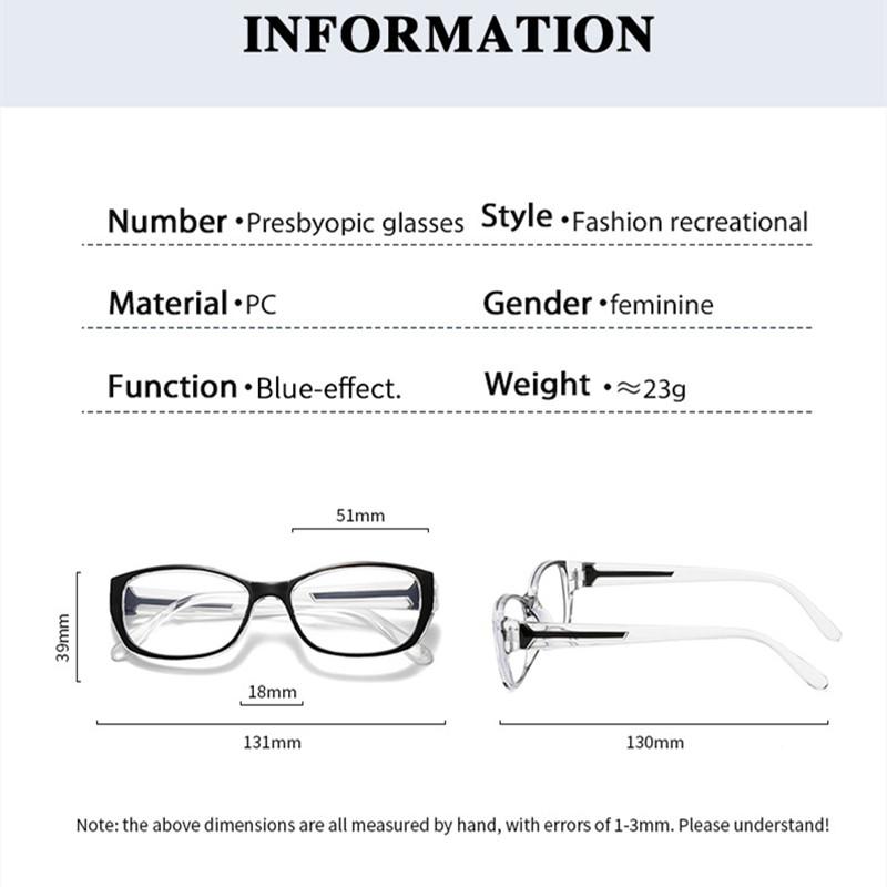 Reading Glasses Women Hyperopia Retro Correction Prescription Transparent Eyeglasses Men Anti Blue Light Eyewear +1.0+1.5+2.0