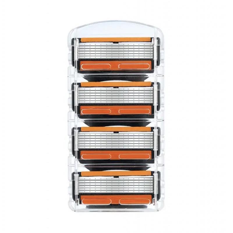 Мужская водонепроницаемая бритва с шестью лезвиями и острым, долговечным лезвием из нержавеющей стали