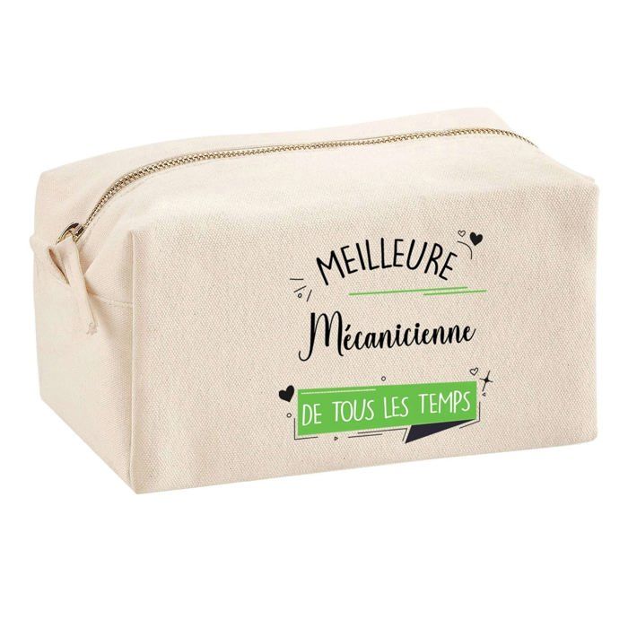 Trousse multifonction Meilleure Mécanicienne de tous les temps Cadeau Idée Personnalisé | Trousse Scolaire Fournitures Bureau
