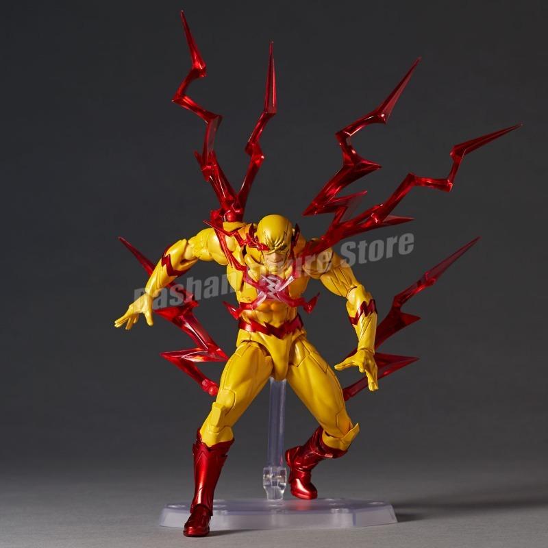 Amazing Yamaguchi Flash Action Figure Super Hero Movable Collection 17cm Kaiyodo Revoltech Flashpoint Figurine Model Toys Gifts