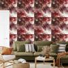 Ink Red, Burgundy, Pink and Rust Wallpaper for Living Room and Bedroom 50x1000