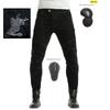 Mens Motorcycle Riding Pants Waterproof Stretch Anti-Fall Biker Jeans All Season