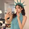 Luminous Freedom Statue Headband Masquerade Party Cosplay Events Accessories  Party Supplies
