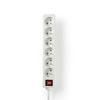 NEDIS Extension Lead 6 Outlets 1.5 M On/Off Switch White