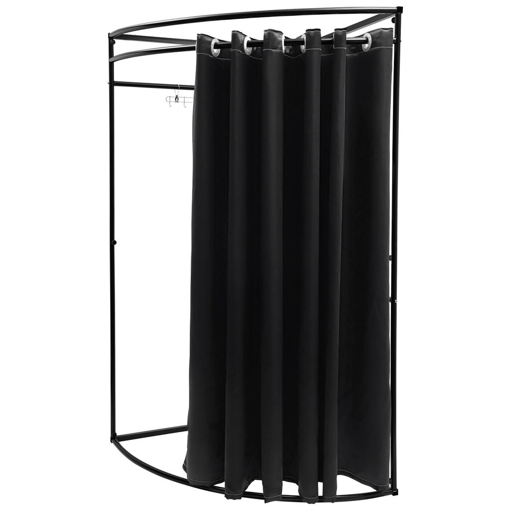 Примерочная, Примерочная со шторкой, Раздевалка для магазина одежды, Железная труба, Ткань и Процесс покраски Для бутиков