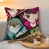 Cushion Cover  Linen  SkinFriendly Soft Decorative Case For Sofa Home Decor Anime Nonymous Noise Pillow cover