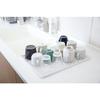Yamazaki Wide Glass & Mug Stand, White, Approx. W42.5 x D30.7 x H1.5cm, Tower Drainer, Glass Stand, 3328