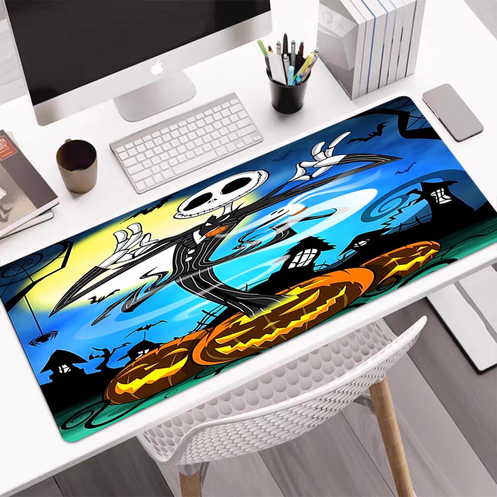 The Nightmare Before Christmas Theme Mouse Pad, Non Slip Rubber Base, Multifunctional Office & Home Decor, Perfect for Workspace Personalization.