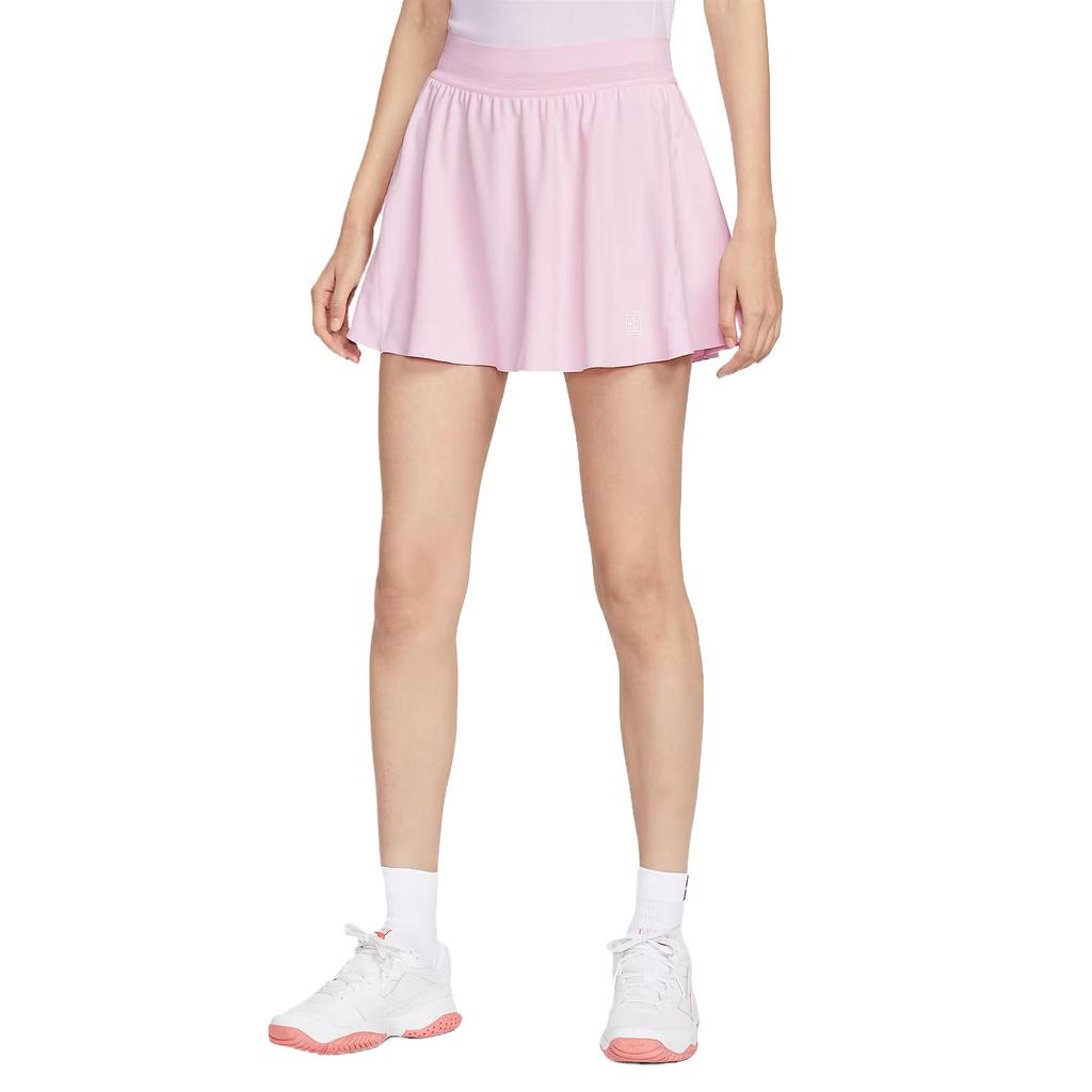 Nike Юбка Court Dri-FIT Advantage Ace с высокой талией, цвет Розовый пена, Женская, FZ6730-663