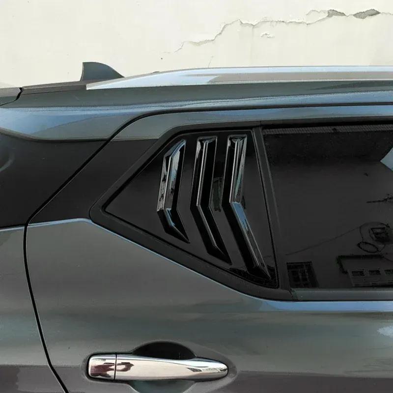 Для Nissan Kicks 2017 2018 - Пластик ABS Заднее окно Четверть Жалюзи Накладка Боковой Вентиляционный Отвод Автомобильные Клейкие Аксессуары
