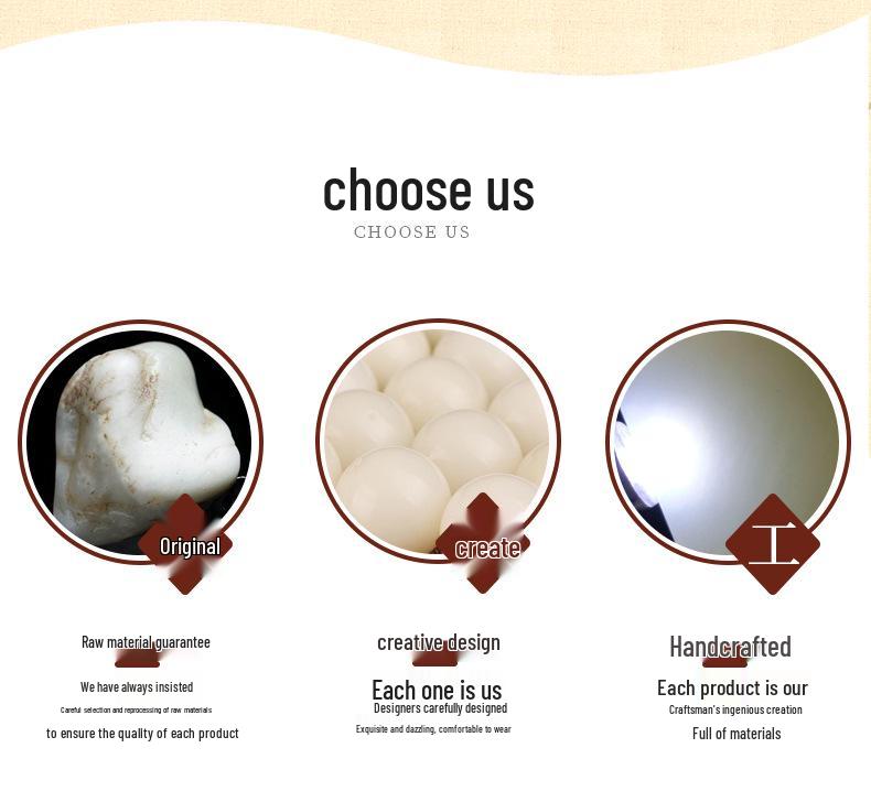 Copper-Plated Retro Court Style Ring with Imitation Mutton Fat White Jade