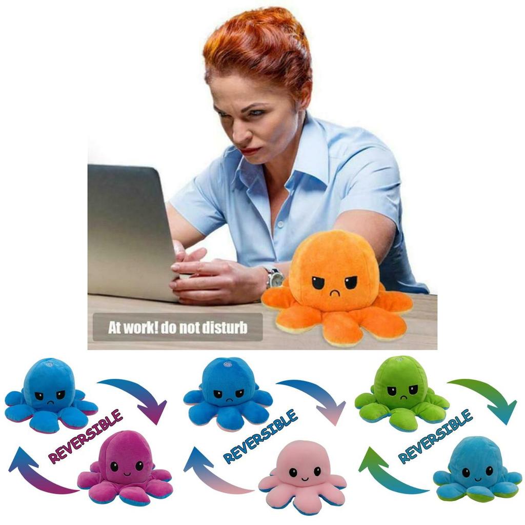 Lifelike Double-sided Octopus Stuffed Animal Perfect For Playtime Adventures
