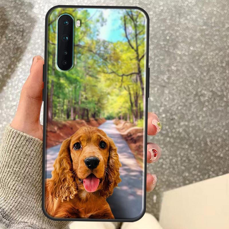 Cocker Spaniel Dog Case For OnePlus 13T 10T 8T 10 Pro 15 13 12 11 15R 13R 12R Nord CE 5 2 3 4 Lite N20 N30 Coque