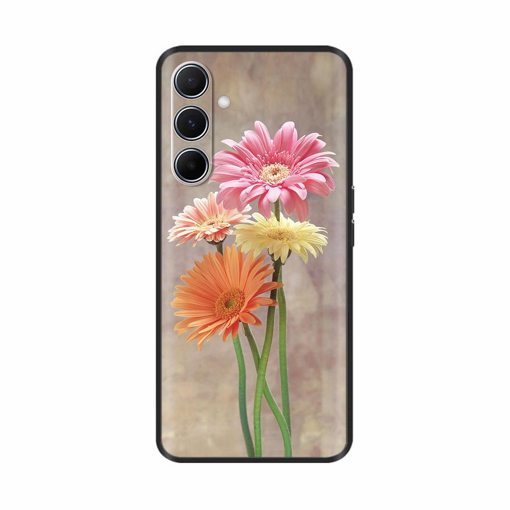 Силиконовый чехол для телефона Samsung Galaxy A26 A36 A56 A16 5G Ударопрочный корпус Мягкая черная окрашенная задняя крышка Fundas Cases Coque Para