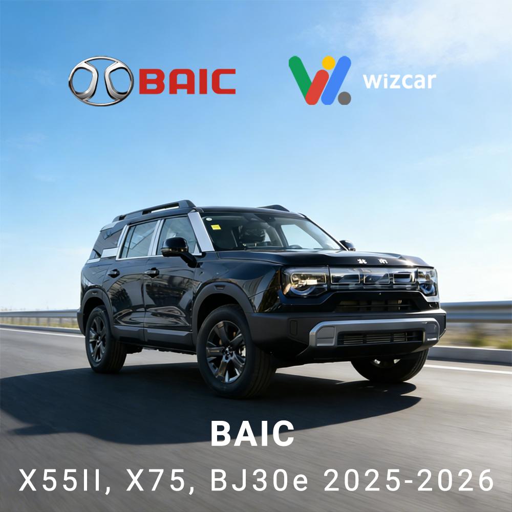 BAIC BJ30e X75 X55 II 2025-2026 | WIZCAR M1 Mini Поддержка Android Auto Google Waze Карты Spotify Мультимедиа Для Android Телефона