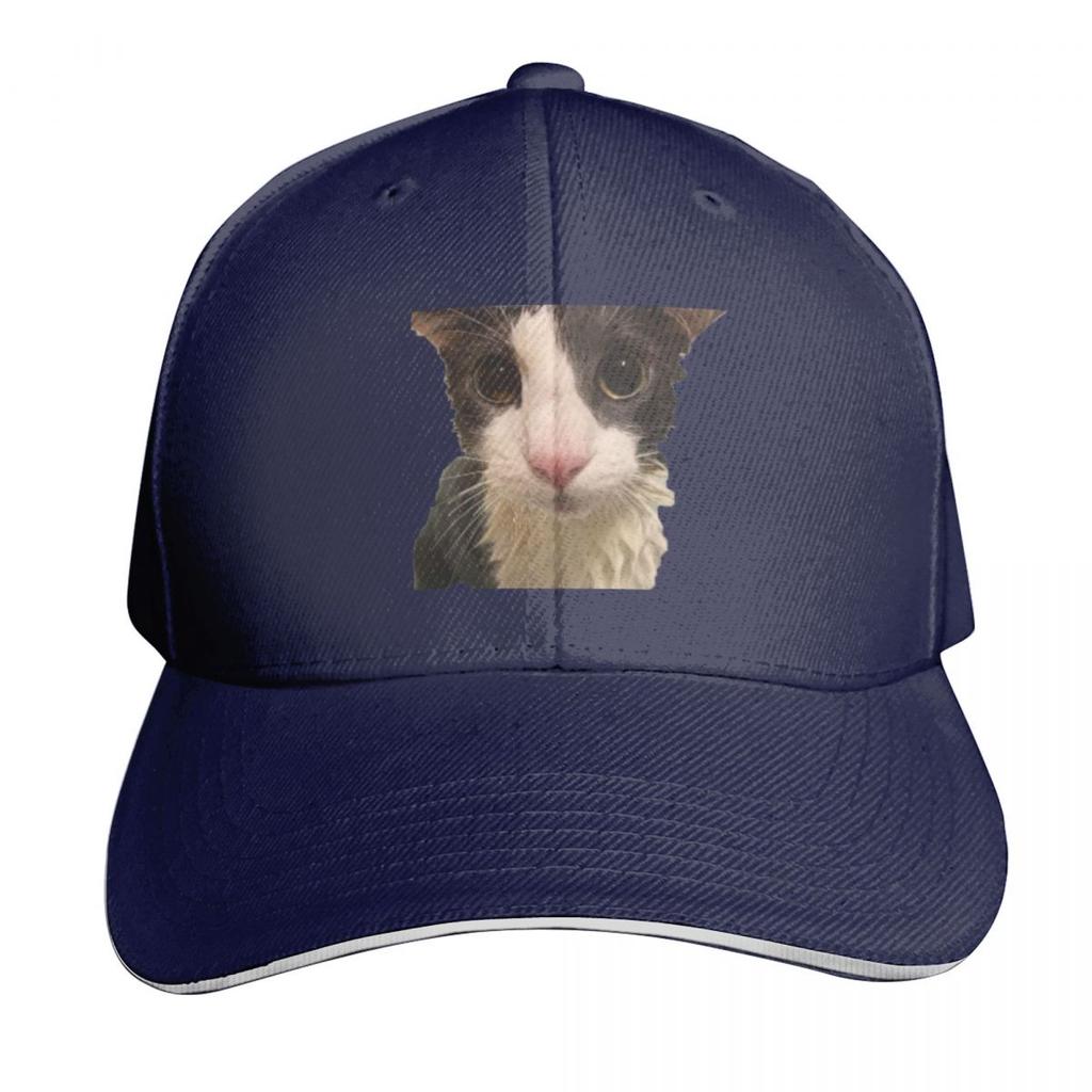 Soggy Cat Baseball Cap funny hat Rugby western Hat Fishing cap Womens  Unisexs