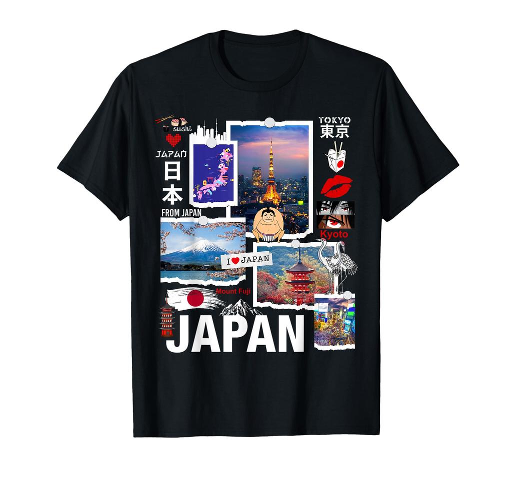 I Love Japan Enjoy Cool Japan Landmarks Photos Culture, T-shirt
