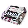 Nana Osaki Knitted Blankets Flannel Classic Anime Manga Super Soft Throw Blanket for Airplane Travel Bedspread