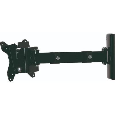 Фиксированное настенное крепление - B-TECH - BT7512PB - Наклон 17° - Для экранов до 28 дюймов - Черный рояльный лак