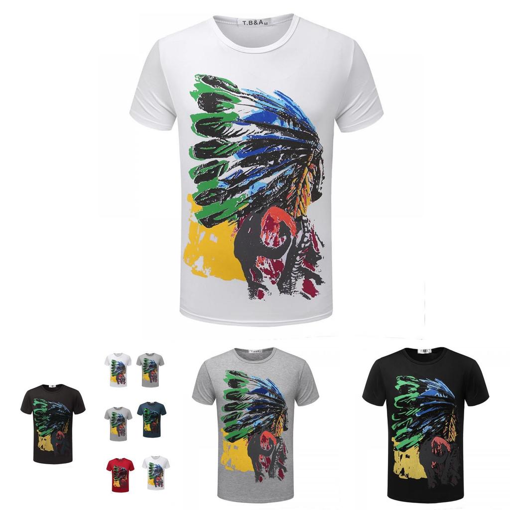 Premium Quality 100% Cotton Unisex Short Sleeves Casual T-shirt Indian Size L For Effortless Style