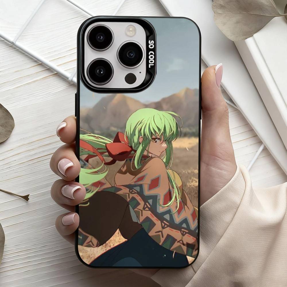 Японское аниме C-Code G-Geass Чехол для телефона Для iPhone17,16,15,14,13,12,11 Plus,Pro Max Черный Конфетный серебристый чехол для телефона