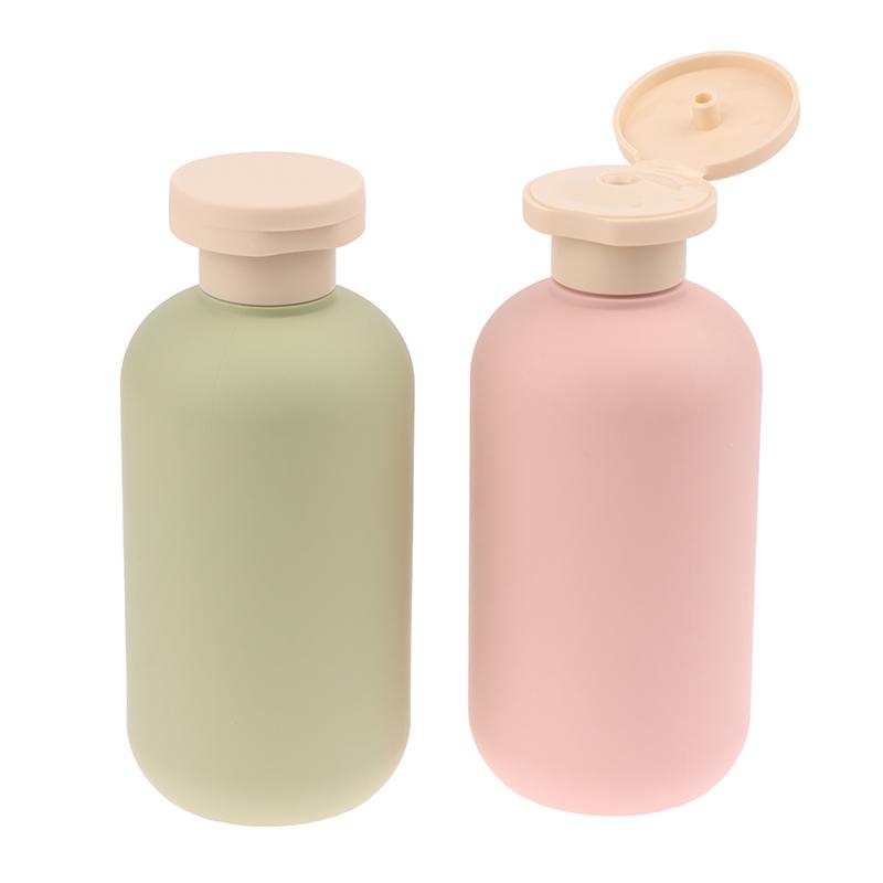 2 шт. 100/200 мл Синий Зеленый Розовый Пустой Пластиковый Флакон с Дозатором для Лосьона Шампуня Флакон с Крышкой Флип Косметические Контейнеры Многоразовые Флаконы