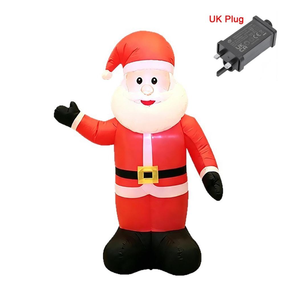 LED Light Christmas Inflatables Decor DIY Lighted Dolls Inflatable Model Toys Rooftop Decor