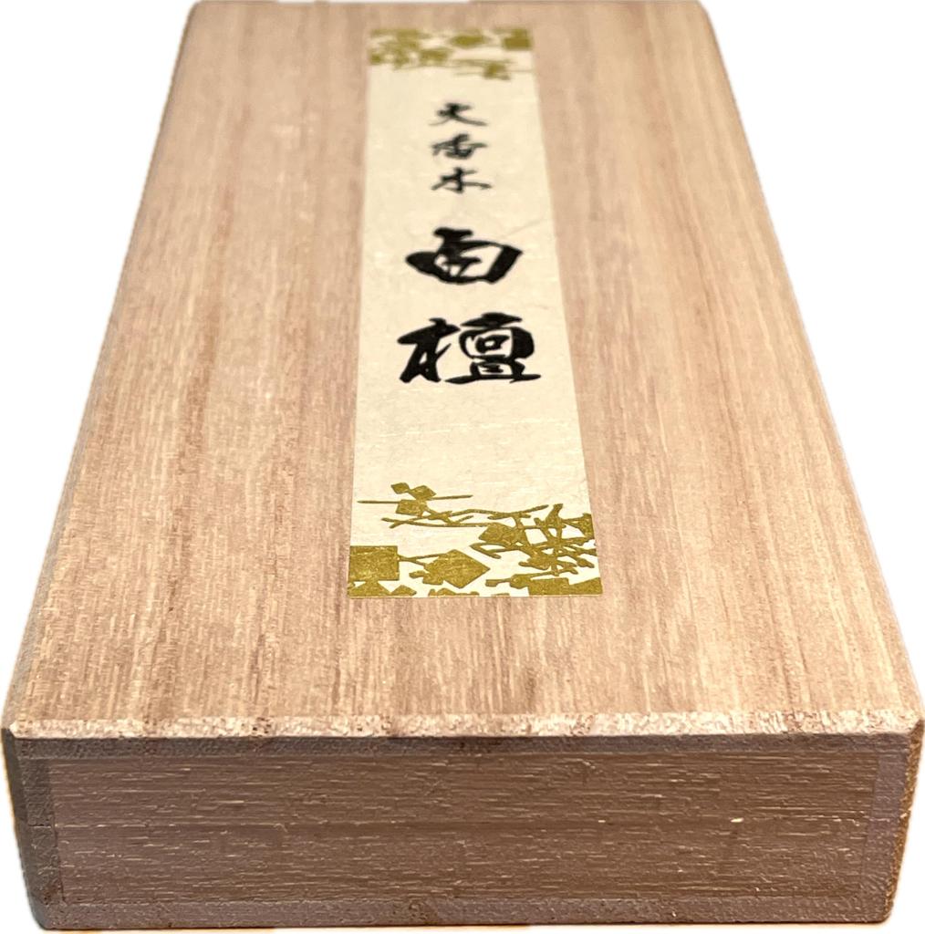 Буддийский Основанный на Росан Сандаловый Ладан Сделано в в Коробке из Дерева Павловнии Чистый Сандаловый Аромат из Индии Подарок Примерно 60 Палочек [Фудзии]