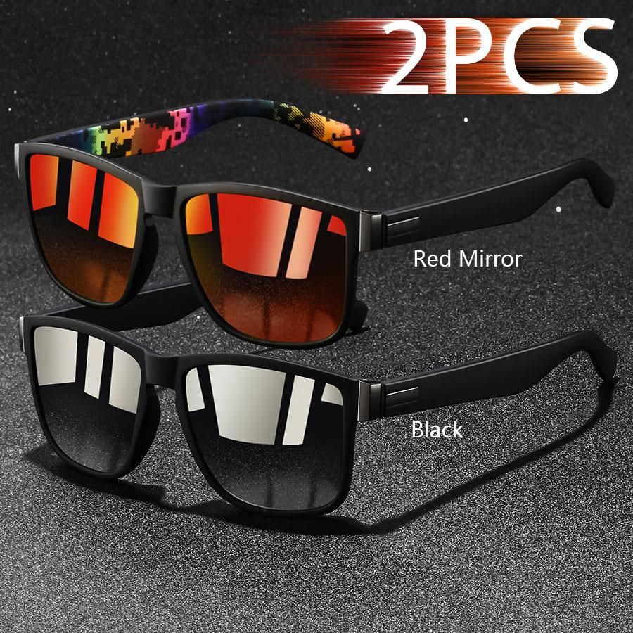 Модные винтажные квадратные унисекс солнцезащитные очки для вождения и рыбалки мужские и женские люксовые брендовые дизайнерские солнцезащитные очки с антибликовым покрытием UV400