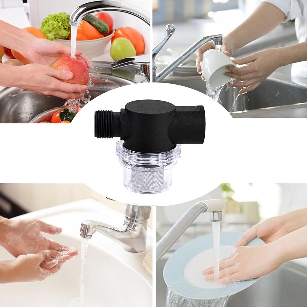 2шт 1/2-дюймовый фильтр для водяного насоса с накручивающейся трубой Npsm на входе/выходе с сетчатым фильтром из нержавеющей стали 50 ячеек для морского автофургона