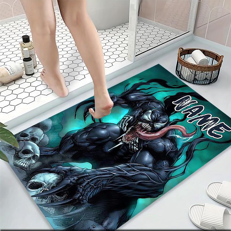 Custom Name Iron Man: Power Courage Carpet Rug Customizable Soft Washable Anti-Slip Home Living Room Sofa Mats Personalized Rug. 0909434