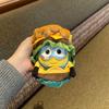Cute MINIONS plush keychain cartoon anime peripheral figurine desktop ornament room decoration backpack hanging doll toy gift
