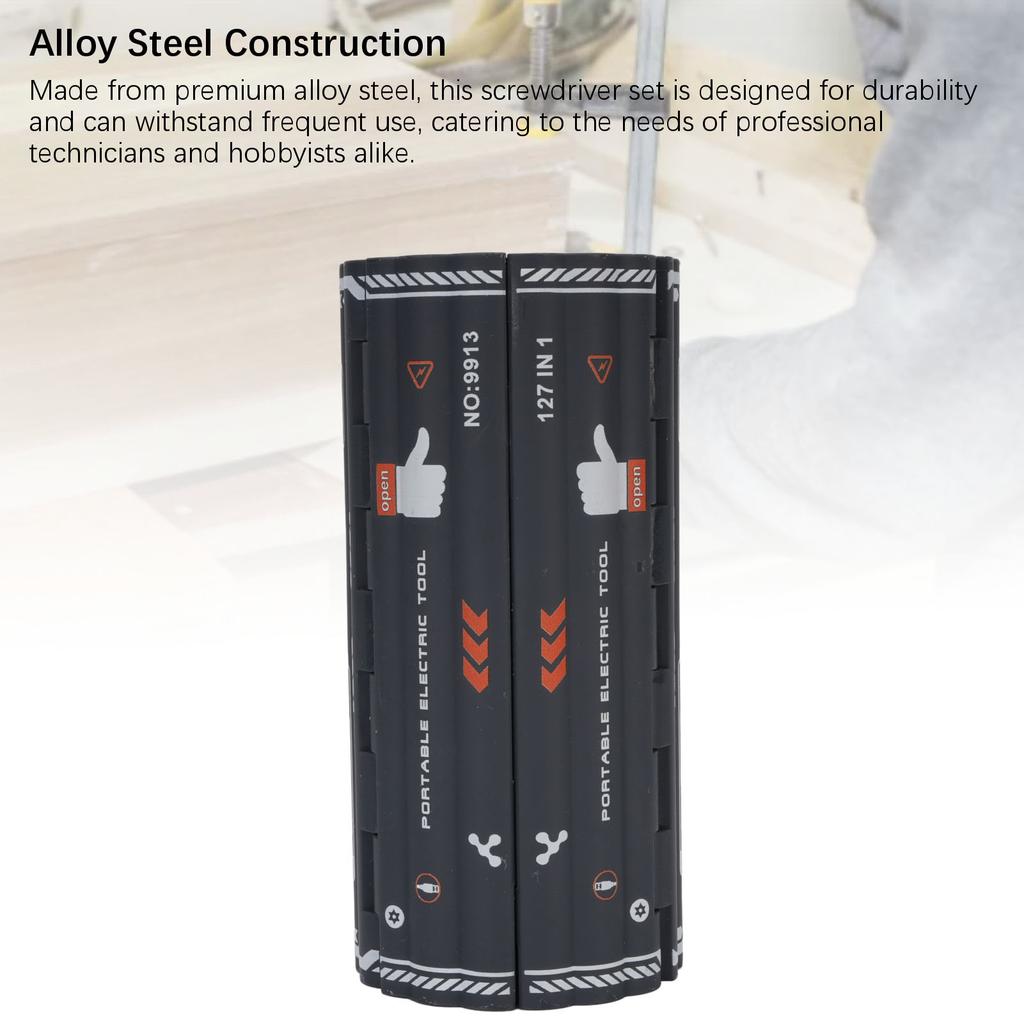 Набор электрических отверток 124 в 1 Беспроводная аккумуляторная отвертка Набор инструментов для ремонта с кейсом для хранения для электроники, телефона, камеры, ноутбука