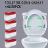 4/8/20 шт. противоскользящая прокладка для крышки унитаза бампер самоклеящиеся амортизирующие накладки на сиденье обеспечивают отличную амортизацию защитная накладка универсальная